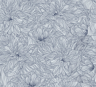 蓝白花卉纹理图案