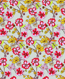 花卉图案背景纹理设计