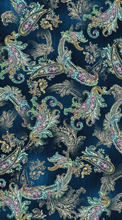 复古佩斯利花纹图案