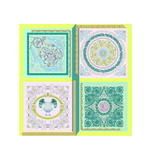 多彩几何图案装饰画