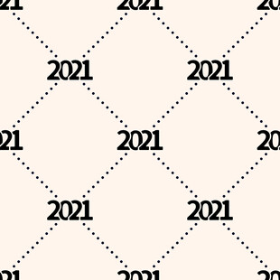 2021年数字重复排列图案