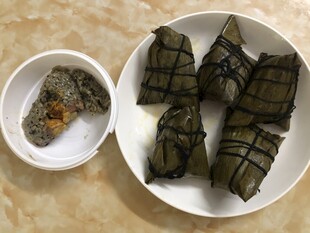 蛋黄粽 肉粽 黑松露粽子