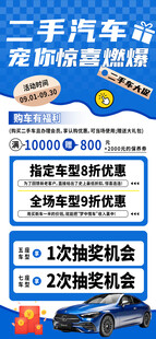 二手车海报