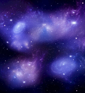 梦幻绚丽的深邃宇宙星空