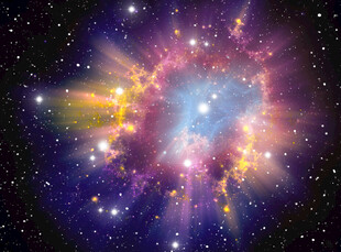 绚丽星云宇宙奇观