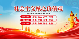 社会主义核心价值观宣传图