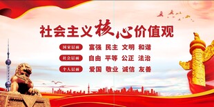 社会主义核心价值观宣传图