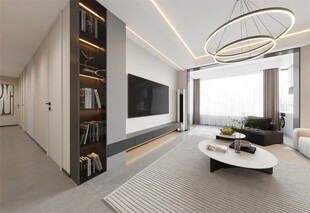 现代简约风客厅室内设计