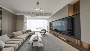 现代简约风客厅室内设计