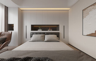 现代简约风卧室室内设计