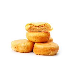 堆叠的美味夹心小饼干