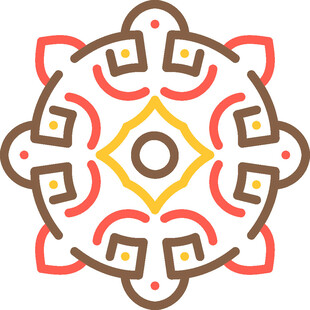几何对称花纹图案设计