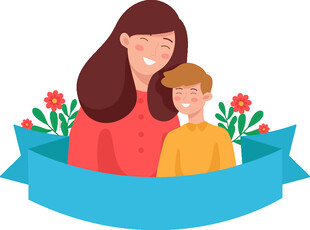 母子温馨时刻