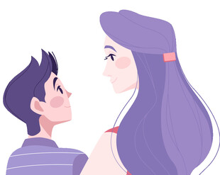母子对视