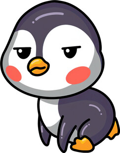 可爱小企鹅卡通形象