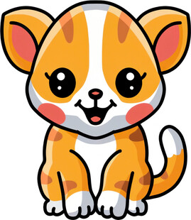 可爱卡通小猫咪形象