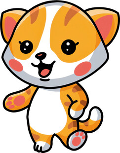 可爱小猫咪卡通形象