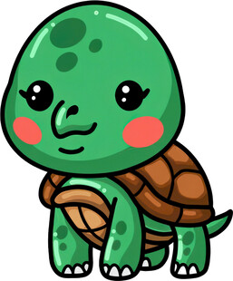 可爱卡通小乌龟