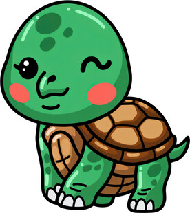 可爱卡通小乌龟