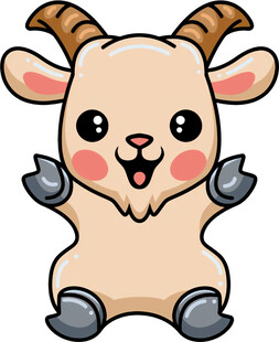 可爱小羊卡通形象