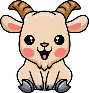 可爱小羊卡通形象