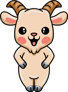 可爱小羊卡通形象