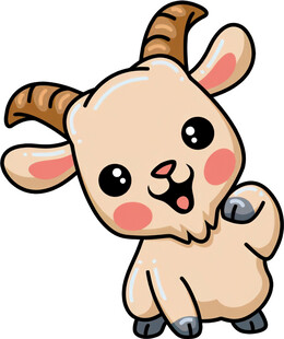 可爱小羊卡通形象