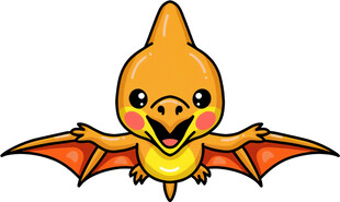 可爱卡通小蝙蝠形象