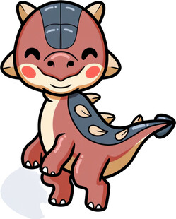 可爱小恐龙卡通形象