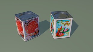 方型饼干桶