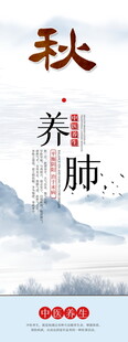 中医养生展板海报