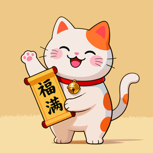 招财猫 福猫 卡通形象