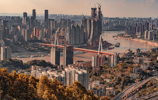 重庆城市风光俯瞰美景