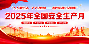 2025年全国安全月宣传图
