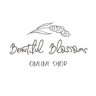 美丽花朵 花店标志设计