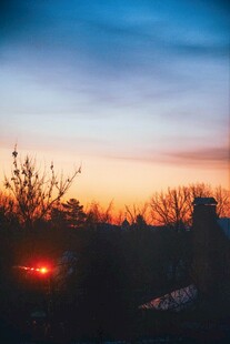 日落时分的自然美景