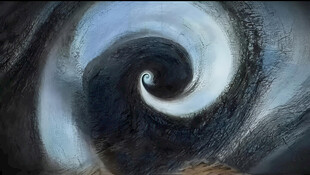 抽象油画