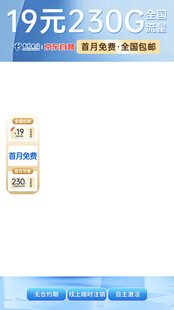 19元享230G流量套餐