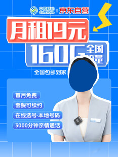 19元月租大流量电话卡