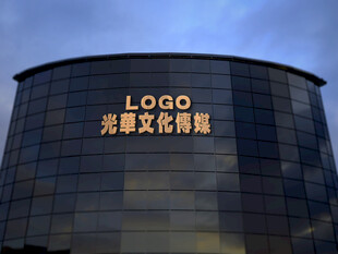 户外logo样机
