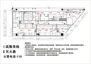 某建筑一层平面图设计图