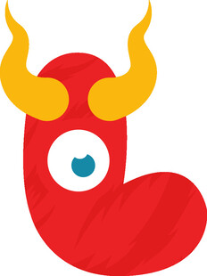 红色独眼小恶魔形象