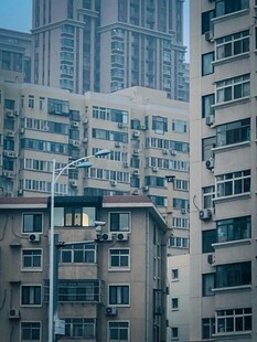 城市中的居民楼景观