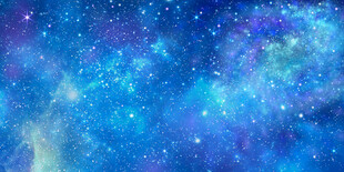 梦幻蓝色星空