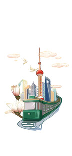 城市景观立体拼图模型