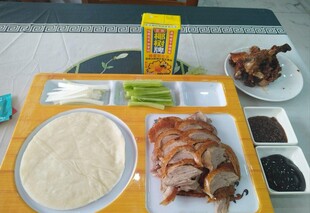 美味烤鸭及配套食材准备