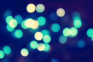 梦幻蓝绿光斑背景图