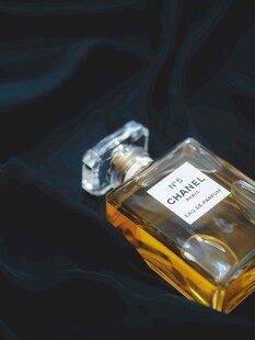 精致香水瓶特写