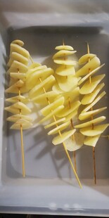 螺旋土豆串 美味诱人小吃