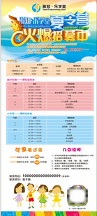 少儿模特大赛宣传海报 培训机构